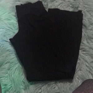 Black flares yoga pants